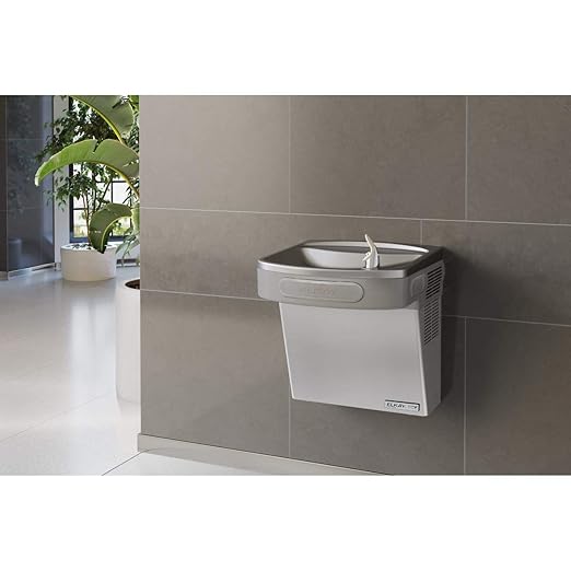 Elkay LZSG8S Wall Mount Single Filtered Drinking Fountain - Stainless Steel