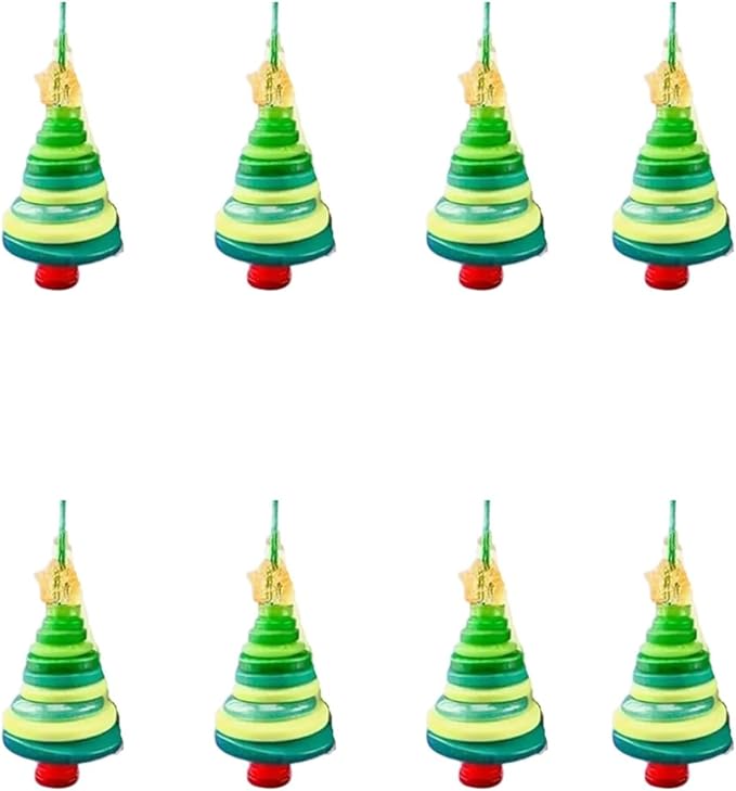 DIY Christmas Button Ornament Making Set - Snowman/Santa/Angel, Fun Holiday Craft Kit for All Ages, Ideal Xmas Tree Hanging Decor & Festive Gifts (8pcs-C)