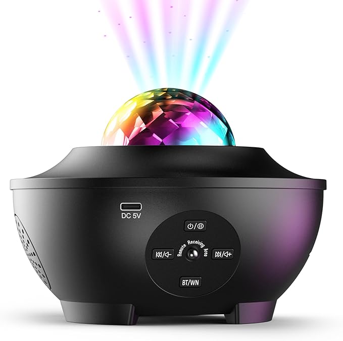 Galaxy Projector,Star Projector for Bedroom,Night Lights with White Noise, Bluetooth Speaker,Timer and Remote,Star Night Light for Adults Bedroom Decoration,Gifts for Kids,Living Room Decor