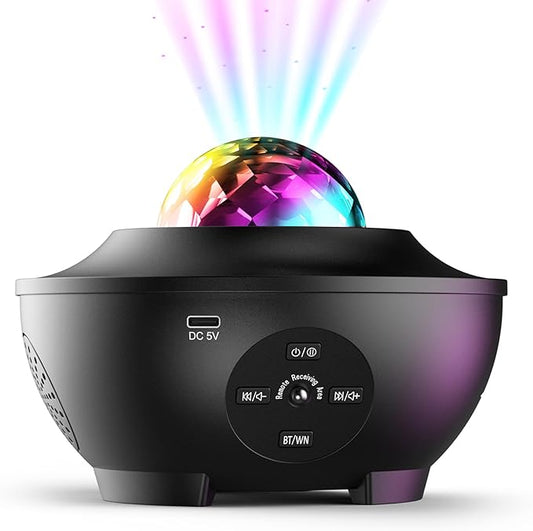 Galaxy Projector,Star Projector for Bedroom,Night Lights with White Noise, Bluetooth Speaker,Timer and Remote,Star Night Light for Adults Bedroom Decoration,Gifts for Kids,Living Room Decor