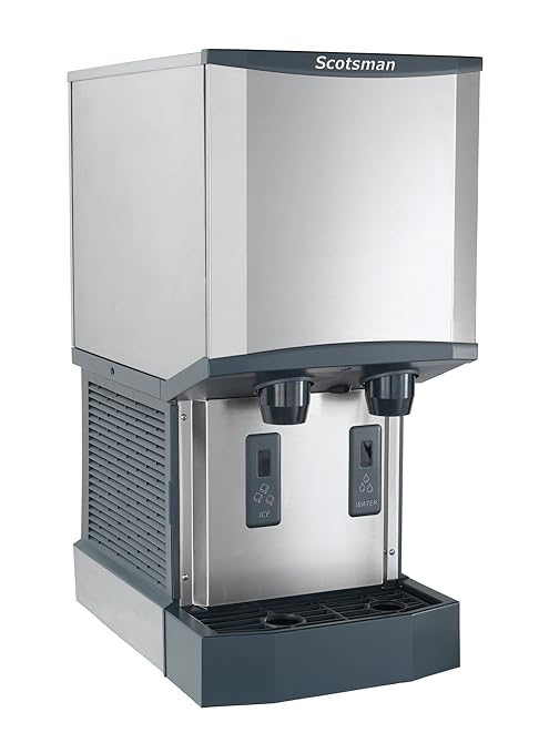 Scotsman Commercial Nugget ice Maker, Ice and Water Dispenser with Storage (HID312A-1) 260 pounds per Day