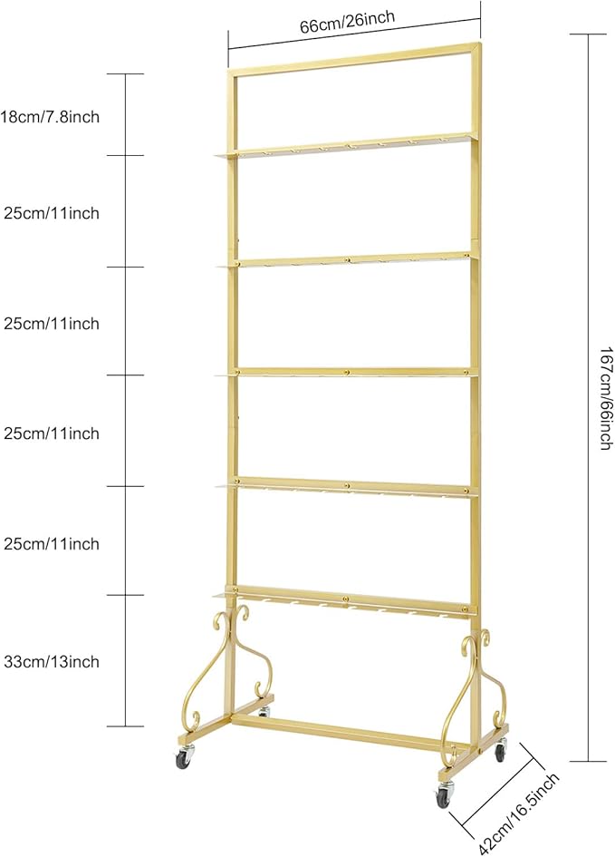 40 Slots Champagne Holder Stand for Party, Wine Glass Display Wall Holder, Stable Wine Glass Stemware Rack for Bar, Wedding, Party (Gold)