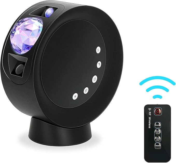 LitEnergy LED Sky Projector Light, Galaxy Lighting, Nebula Star Night Lamp with Base and Remote Control for Gaming Room, Home Theater, Bedroom , or Mood Ambiance (Black)