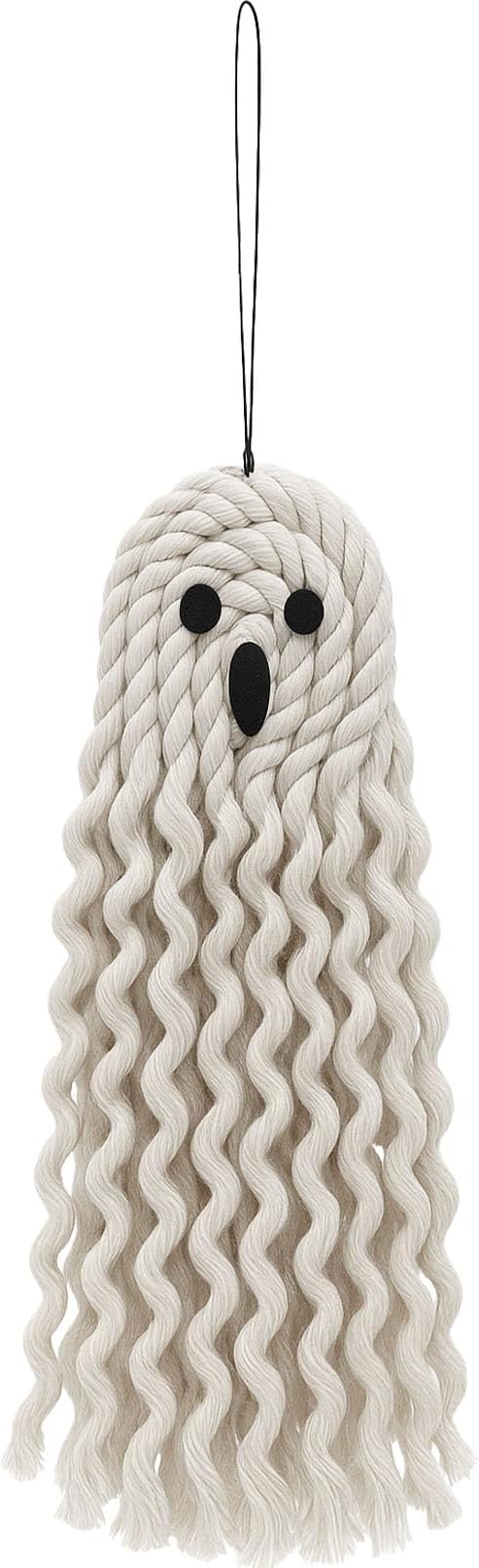 Handmade Cute Ghost Halloween Decor, Halloween Decorations Indoor & Outdoor Party, 14 inch Fall Decor Hanging Ornaments for Home Front Door, Window, Wall, Yard, Tree, Car, Garage Door