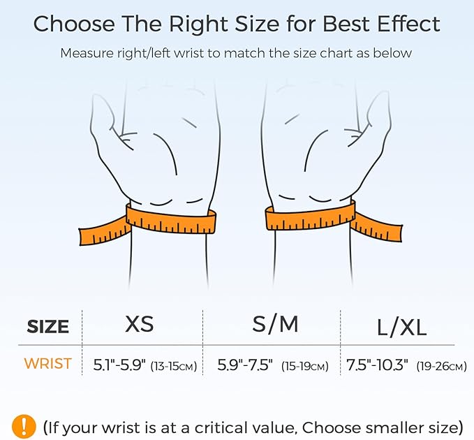 FREETOO Wrist Support Brace Left Hand for Tendonitis, Sprained Wrist, Strain, Pain Relief Wrist Splint for Carpal Tunnel, Arthritis, Wrist Immobilizer Fit Women and Men for Sleeping (S/M, Black/Pink)