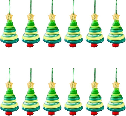 DIY Christmas Button Ornament Making Set - Snowman/Santa/Angel, Fun Holiday Craft Kit for All Ages, Ideal Xmas Tree Hanging Decor & Festive Gifts (C 12)