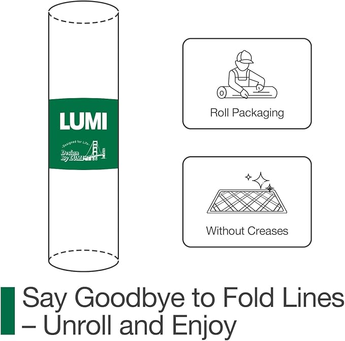 LUMI Indoor Door Mat 36"x56", Ultra Thin Low Profile Non-Slip Doormat for Home Entrance, Absorbent & Stain-Resistant Welcome Mats, Washable Entryway Mat for Front Door, Patio, Porch, Khaki