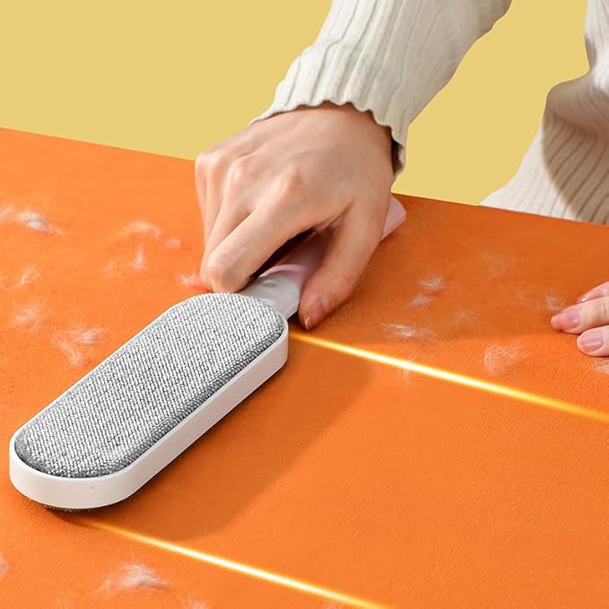 Double Sided Self-Cleaning Pet Hair Remover for Laundry, Dog Hair Remover, Cat Hair Remover, Pet Lint Roller Brush, Magic Cleaner Brush, Lint Brush Clothes, Pet Lint Brush A (Pink)