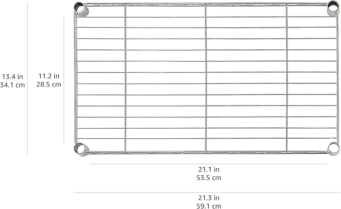 Amazon Basics Foldable Portable Laundry Drying Rack for Indoor Air Drying Clothing, 14.5 x 29.5 x 41.8 inches (LxWxH), Chrome Silver