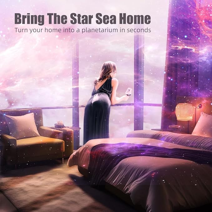 Astronaut Galaxy Projector Night Light with Timer and Remote Star Starry Nebula LED Lamp, Gift for Kids and Adults for Bedroom, Christmas, Birthday, Valentine's Day etc. (Pink-White)