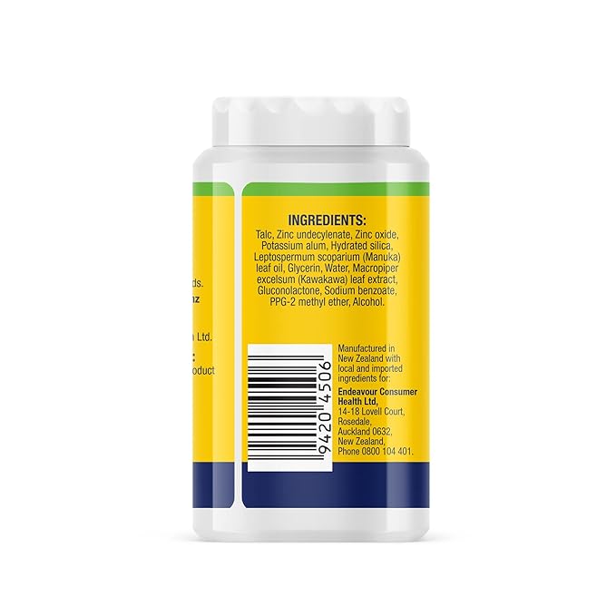 Gran's Remedy Shoe Deodorizer and Foot Powder for Smelly Feet - Effective Shoe Odor Eliminator in Travel Size - Absorbs Sweat and Moisture for Shoes and Feet - Unscented