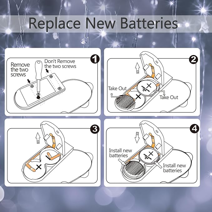 6 Pack Fairy Lights Battery Operated Mini String Lights with Timer 2PCS Remote 6.5ft 20LED Cool White Firefly Lights Waterproof Silver Wire Twinkle Lights DIY Mason Jar Wedding Party Christmas Decor