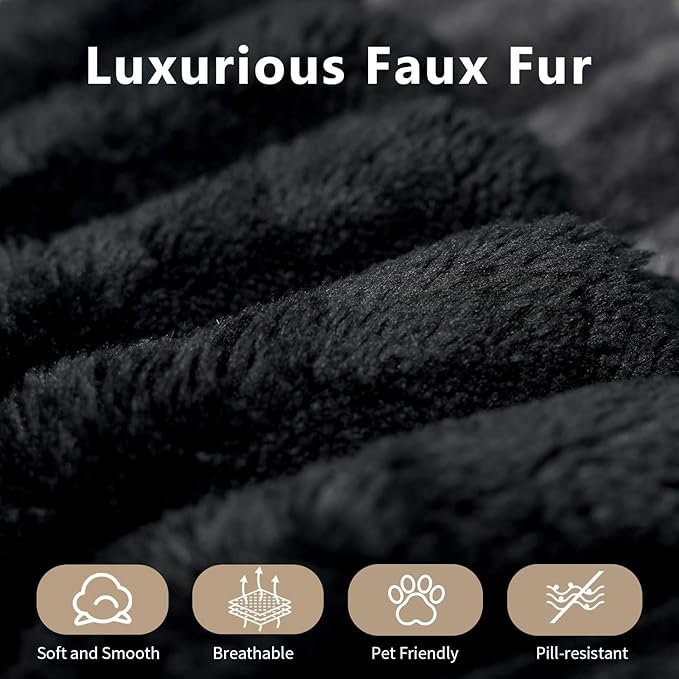 157.5" Cloud Couch Modular Sectional Sofa for Living Room,Modern Sofa with Deep Seat，L-Shape Boneless Couch with Ottoman,Comfy Upholstered Corduroy Couches for Apartment, Studio, Office,Bedroom，Black