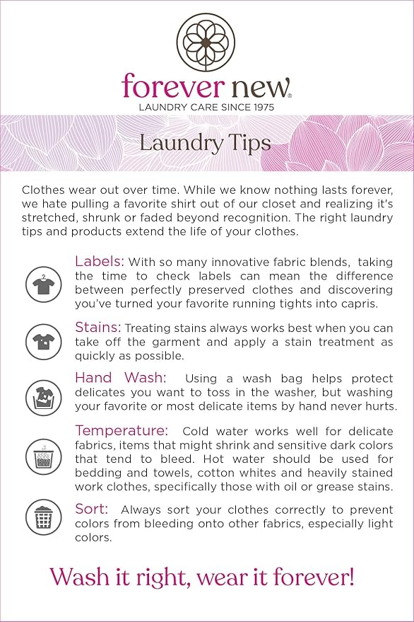 Forever New 32oz Liquid Original Scent Fabric Care Wash 2 Pack (64oz Total) Natural Laundry Detergent