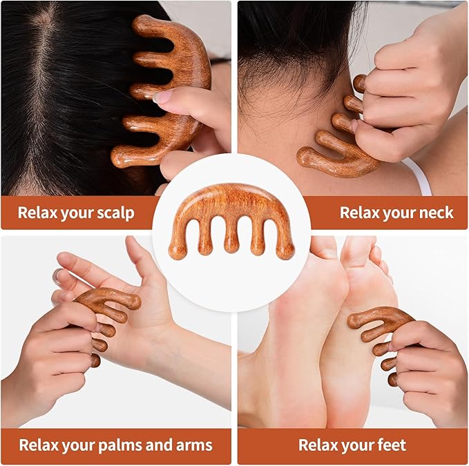 3-in-1 Wood Therapy Massage Tools Wooden Lymphatic Drainage Massager Maderoterapia Kit, Anti Cellulite Complete Body Sculpting Tools for Muscle Pain Relief, Body Contouring and Shaping