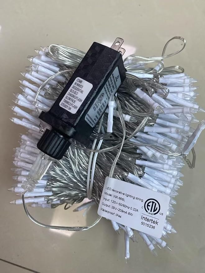 666 LED 66FT Christmas Lights with 148 Drops, 12 Modes Dimmable CoolWhite & Blue Outdoor Hanging Lights with Timer Memory, Waterproof Curtain Lights for Bedroom Yard Indoor Window Roof Fence Wedding