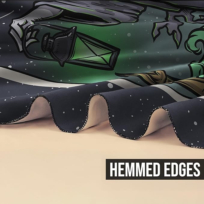 The Hermit Tarot Card Tapestry - Grim Reaper - Gothic Halloween Home Decor Wall Hanging (60" x 50")