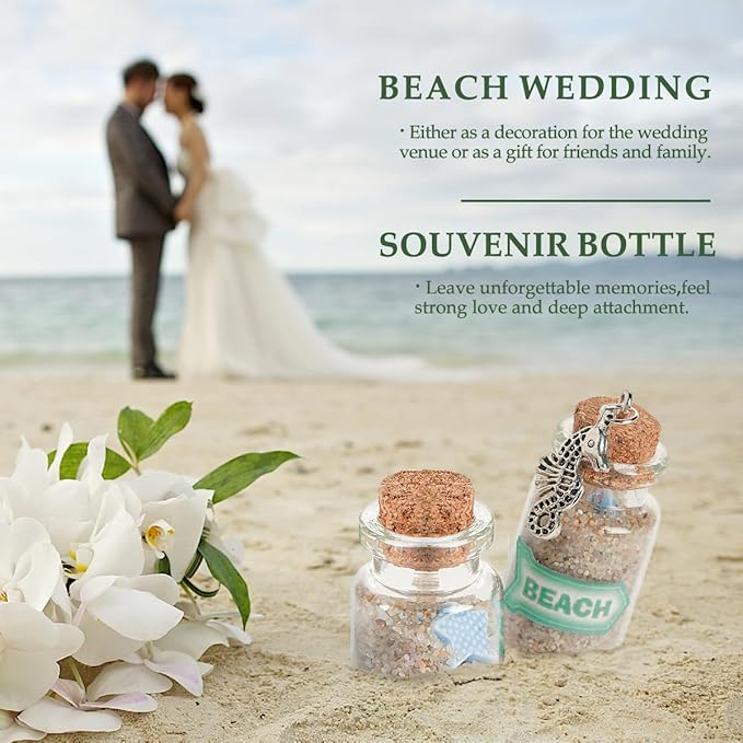 JIUYUE 4 pcs 50 ml Glass Bottles with Cork,Storage Bottles for Liquids(1.7 oz-1.85x1.96 inch)