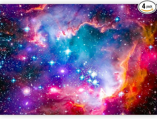 artgeist Wall Mural Abstract 79x55 in - XXL Non-Woven Wallpaper Fleece Wall Decor Photo Print Picture Image Design Abstract Cosmos Sky Star i-G-10010-a-a