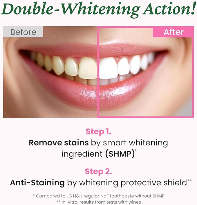 EUTHYMOL Whitening Toothpaste (3.7fl oz*3, Pack of 3) - Stain Removal in 2 Weeks, Long-Lasting Freshness for Sensitive Gum & Teeth. Bad Breath, Cavity Prevention. Recyclable Aluminum Tube