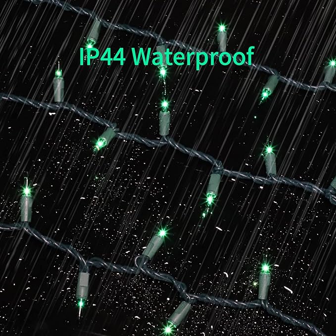 Green Wire,Green Incandescent Bulb 300 Mini String Lights for Indoor Christmas Tree Garland Birthday Wedding Party Festival Decoration