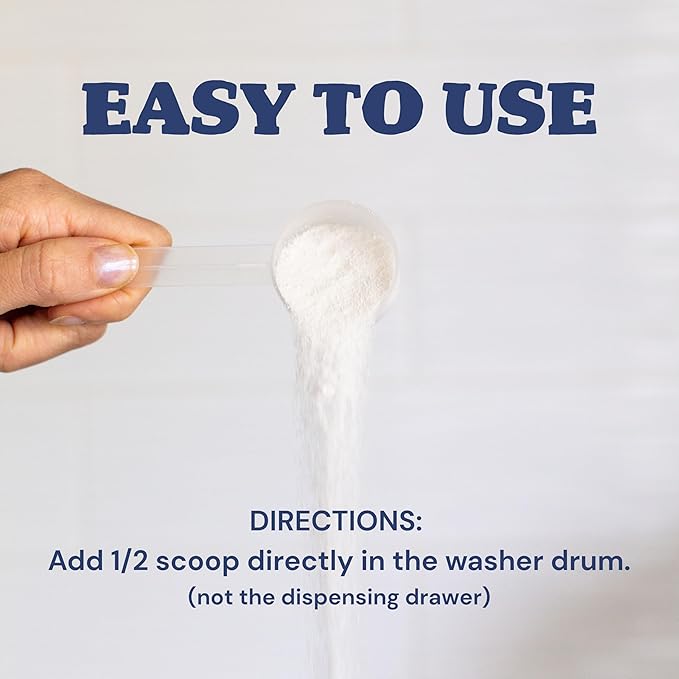 Floral Laundry Detergent Powder | Only 100% Pure Essential Oils | Safe for Sensitive Groups | Powerful Clean | Plant & Mineral-Based | Made in USA