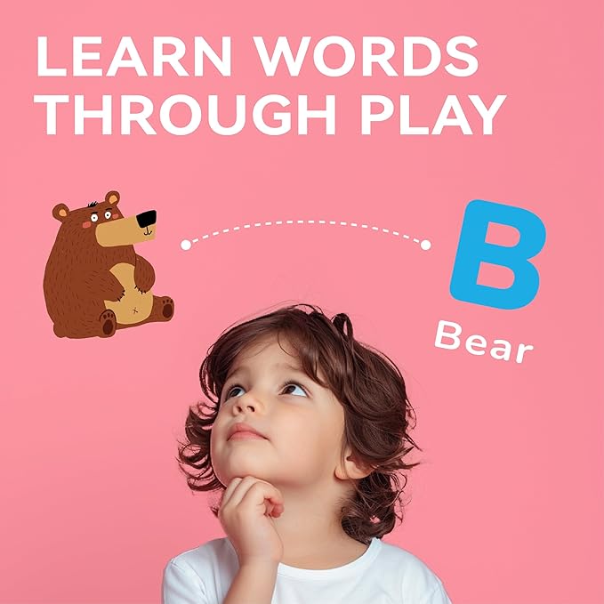 26 PCS Alphabet Animal Gel Stickers Colorful Uppercase Animal Stickers and ABC Window Decals Ideal for Toddlers Spelling Learning for Home Classroom and Nursery Thick Removable & Reusable