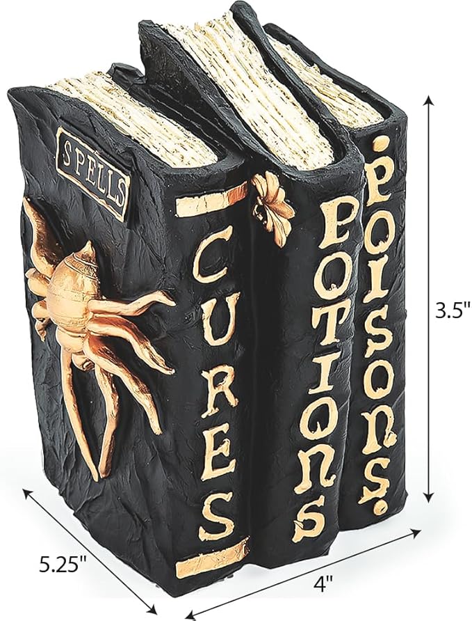 Fun Express Witch and Wizard Spellbook Tabletop Halloween Decoration - Halloween Home Decor