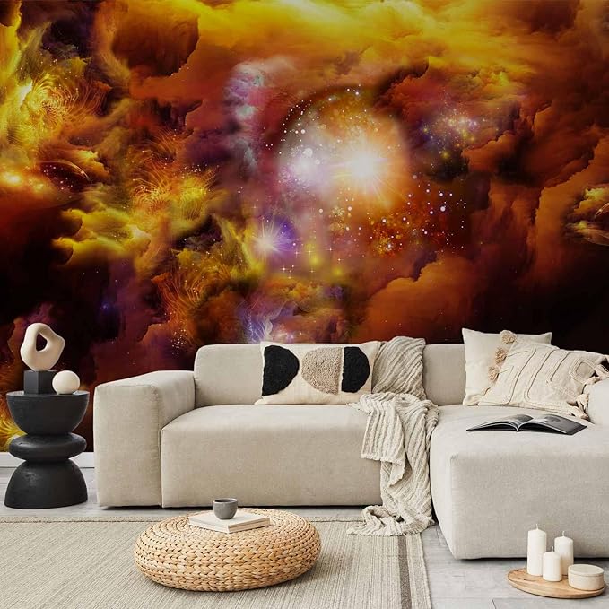 artgeist Premium Wall Mural Cosmos Galaxy 118x83 in - XXL Non-Woven Wallpaper Fleece Wall Decor Photo Print Picture Image Design Home n-A-0027-a-d