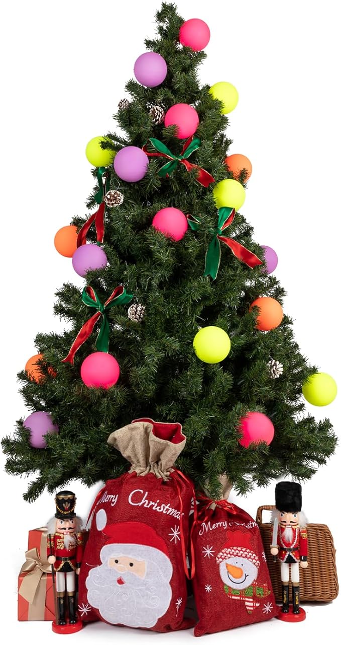 Every Day is Christmas 20ct Christmas Ornaments, Shatterproof Christmas Tree Ornaments Set, 92cm/3.6" Christmas Balls Decoration