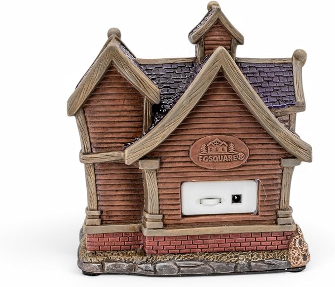 Door of Doom Halloween Village with LED Lights and Music with Volume Control