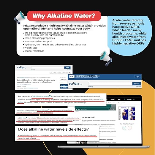 Frizzlife PX500-A Under Sink Tankless Reverse Osmosis Water Filtration System, 500 Gallons Per Day, Remineralizes Water, Easy DIY Installation, Low Maintenance