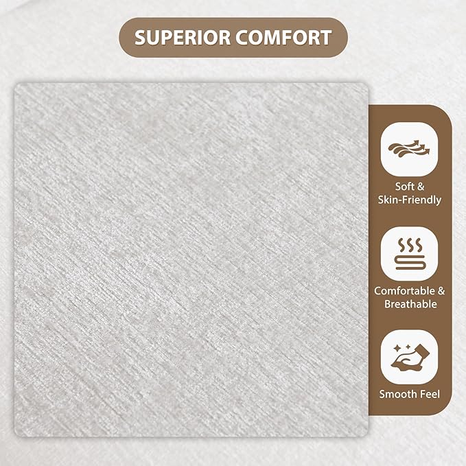 mestyl Modular Sectional Sofa Convertible Sofa Couch Set with Storage for Living Room, Modern 3 Seater Modular Sectional Couch (Beige)