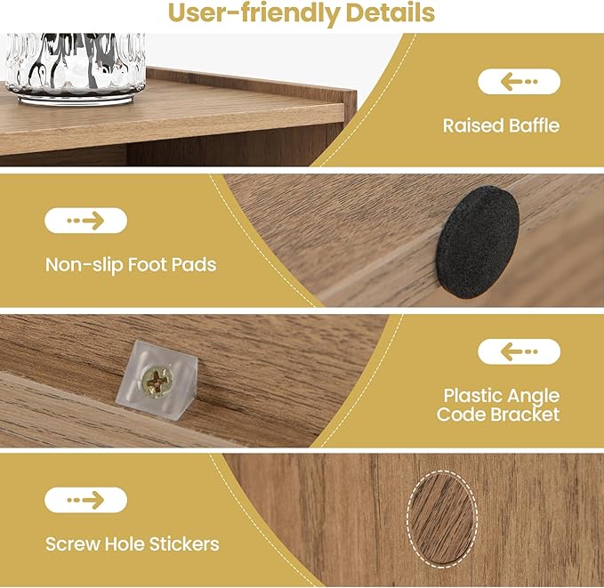 Tangkula 8-Cube Bookcase, Wood 3 Tier Open Storage Bookshelf, Modern Multipurpose Display Cabinet for Living Room, Study, Reading Nook, 48 x 12.5 x 36.5 Inch, Natural