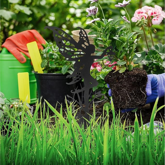 Decorative Garden Stakes, Fairy Garden Statues for Home and Garden (6)