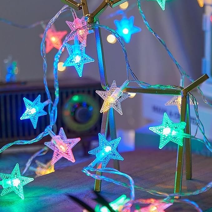 String Lights Battery Operated - Waterproof Fairy Christmas Lights, LED Star Twinkle Light for Indoor Outdoor Tent Loft Bed Patio Party Wedding Holiday Camping Decor