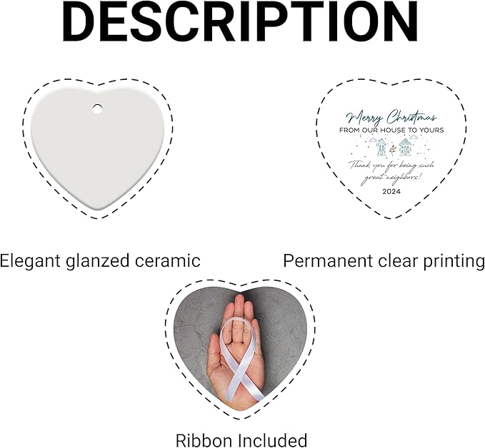 Friendship Gifts for Women, Best Friend, Funny, Work Besties, Sister, Friend Ornaments for Women, Ceramic Christmas Ornaments (Friend 2)