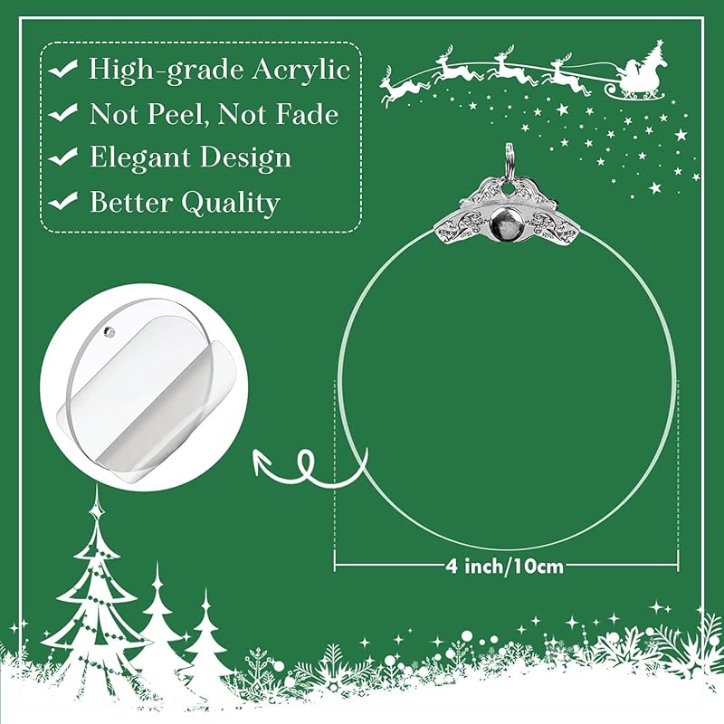 2025 Christmas Ornament, Stained Glass Effections, Christmas Tree 4 Inch Acrylic Ornament Art, White Elephant Gifts Car Interiors Decors, Christmas Decor (Radiant Hummingbird)