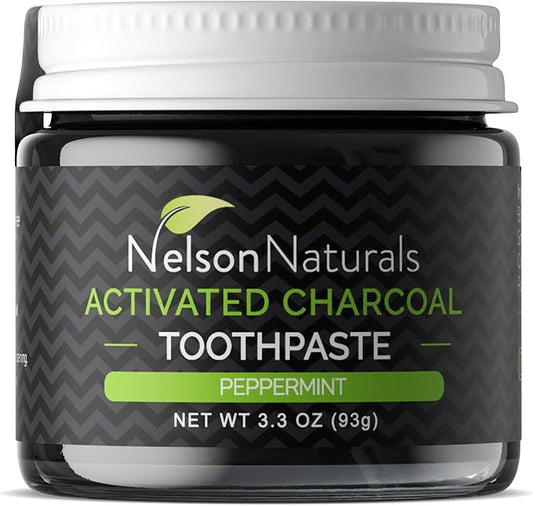 Activated Charcoal Toothpaste 3.3 oz- Peppermint