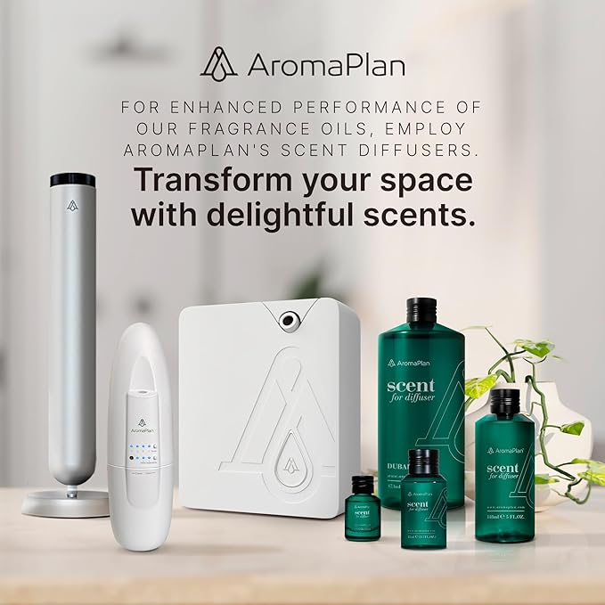 Aromaplan Scents, Clean Smelling Essential Oils, Clean House (5 Fl Oz /148ml) 2 Pack-Fresh Scent Essential Oil for Diffuser, USA Fragrance, Bigger Bottle, Bolder Aroma & Longer Lasting