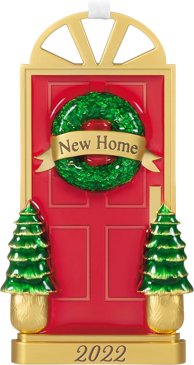 Hallmark Keepsake Christmas Ornament, Metal, 2022, New Home, House Warming Gifts for New Home