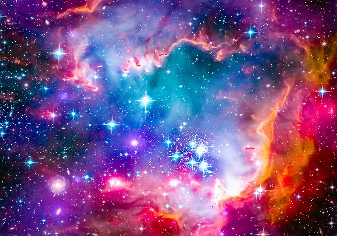 artgeist Wall Mural Abstract 173x124 in - Peel and Stick Self-Adhesive Wallpaper Removable Large Sticker Foil Wall Decor Print Picture Image Design Abstract Cosmos Sky Star i-G-10010-a-a