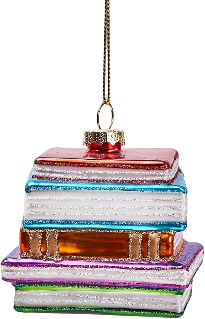 Hanging Christmas Ornaments, 2025 Glass Blown Christmas Tree Ornaments, Christmas Tree Decorations, Funny Gifts & Home Decor, Book