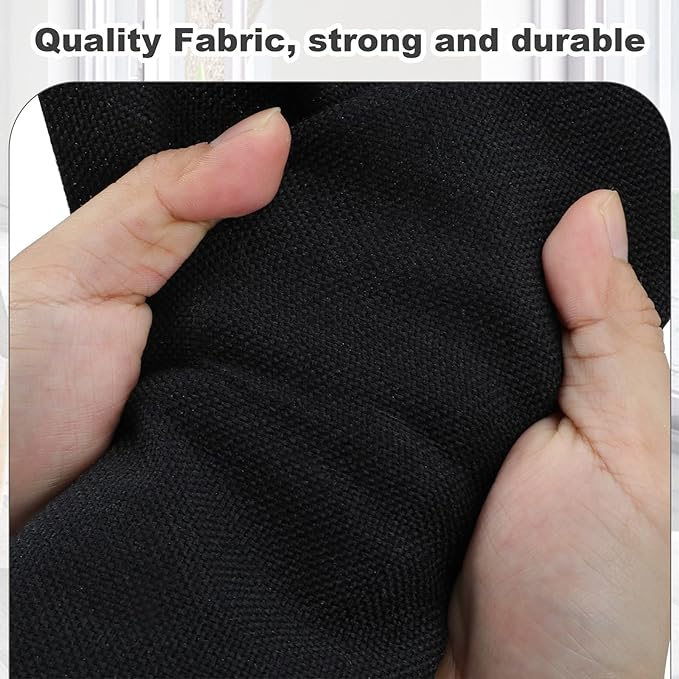 Medium 15" 21 Quart Collapsible Stackable Storage Bins with Lids, 1 Pack Black Foldable Fabric Closet Storage Boxes with Lids, 4 Handles Heavy-duty Linen Cube Baskets for Bedroom