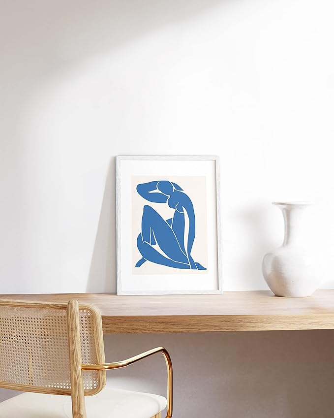 HAUS AND HUES 12x16 White Picture Frames - 12x16 Picture Frame White Photo Frame 12x16, Wood Picture Frames 12x16 Wood, White Frames, 12x16 Frame White Photo Frame 12 x 16 (White Oak Frame)