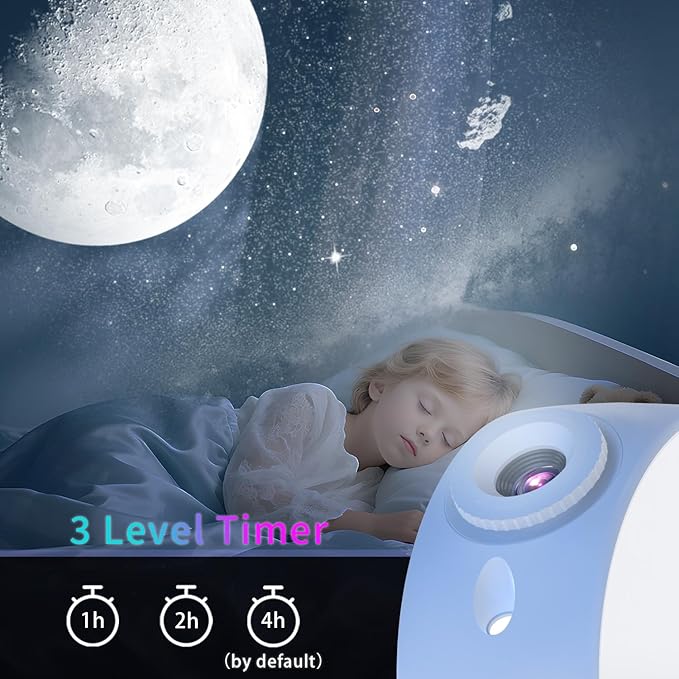 Galaxy Projector, Planetarium Star Projector for Bedroom,13 in 1 Galaxy Light,with White Noise and Timer,for Space for Kids Adults Bedroom Decor Birthday Gifts