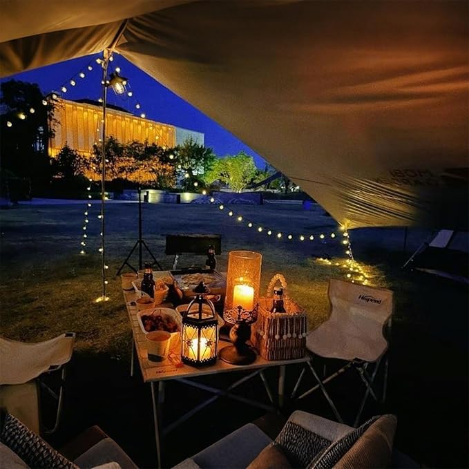 Globe String Lights Battery Operated - 20 LED Indoor Outdoor Christmas Lights, Waterproof Fairy Twinkle Light for Bedroom Classroom Dorm Camping Canopy Wedding Xmas Decor