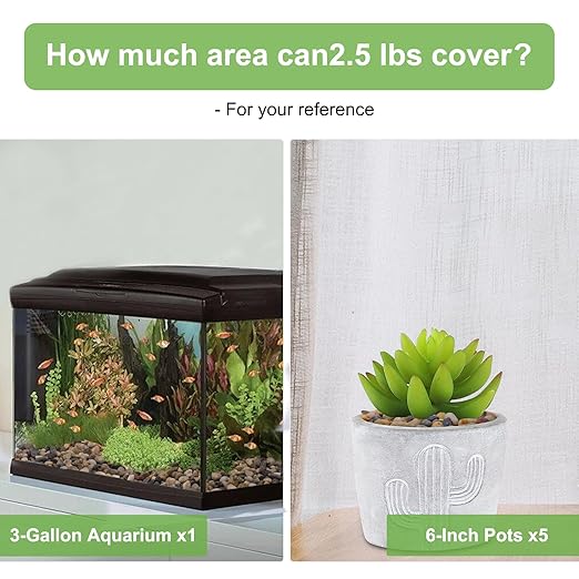 2.5 lbs Drainage Rocks for Potted Plants, 1/5 Inch Small Pebbles for Indoor Plants, Decorative Gravel for Vases, Bamboo, Succulent, Terrarium, Crafts, Cactus