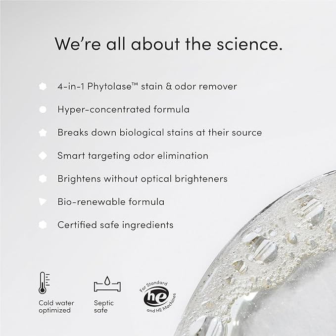 Dirty Labs | Hand Wash and Delicates | Scent Free | 32 Loads (8.6 fl oz) | Bio Enzyme Liquid Laundry Detergent | For Fine Silks, Wools, Handwash Garments | Hyper-Concentrated | Non Toxic, Biodegradable | Stain & Odor Removal