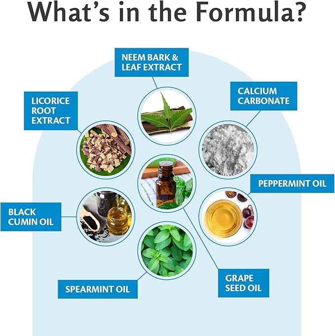 Fluoride-Free Neem Toothpaste with Mint for Adults & Kids with Sensitivity | Vegan, Gluten & SLS Free Herbal Formula for Sensitive Teeth, Healthy Gums and Fresh Breath, 4.23 oz (120g) Pack of 3 by M3